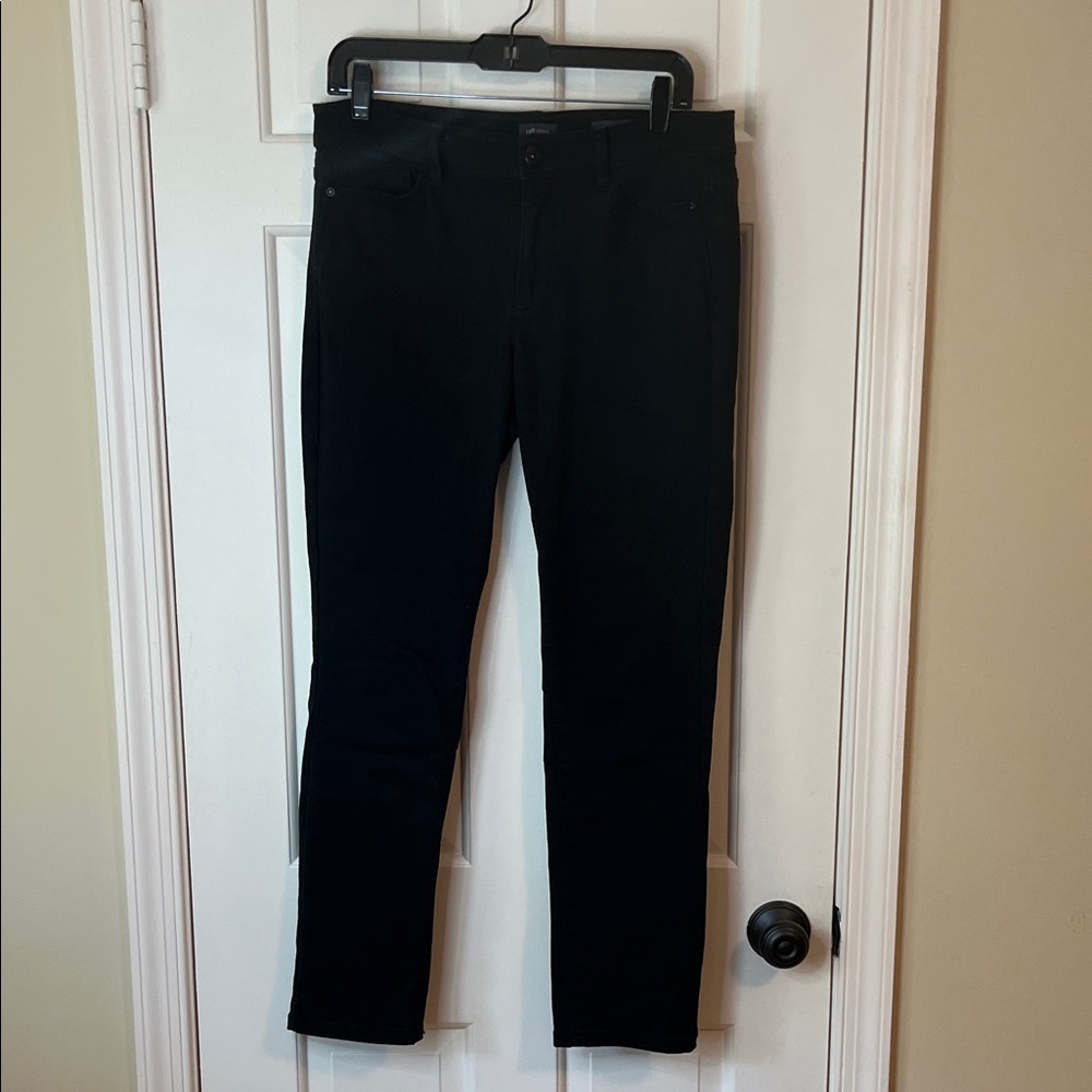 🌻J Jill Authentic Fit Black Slim Ankle Jeans Black - Picture 5 of 13